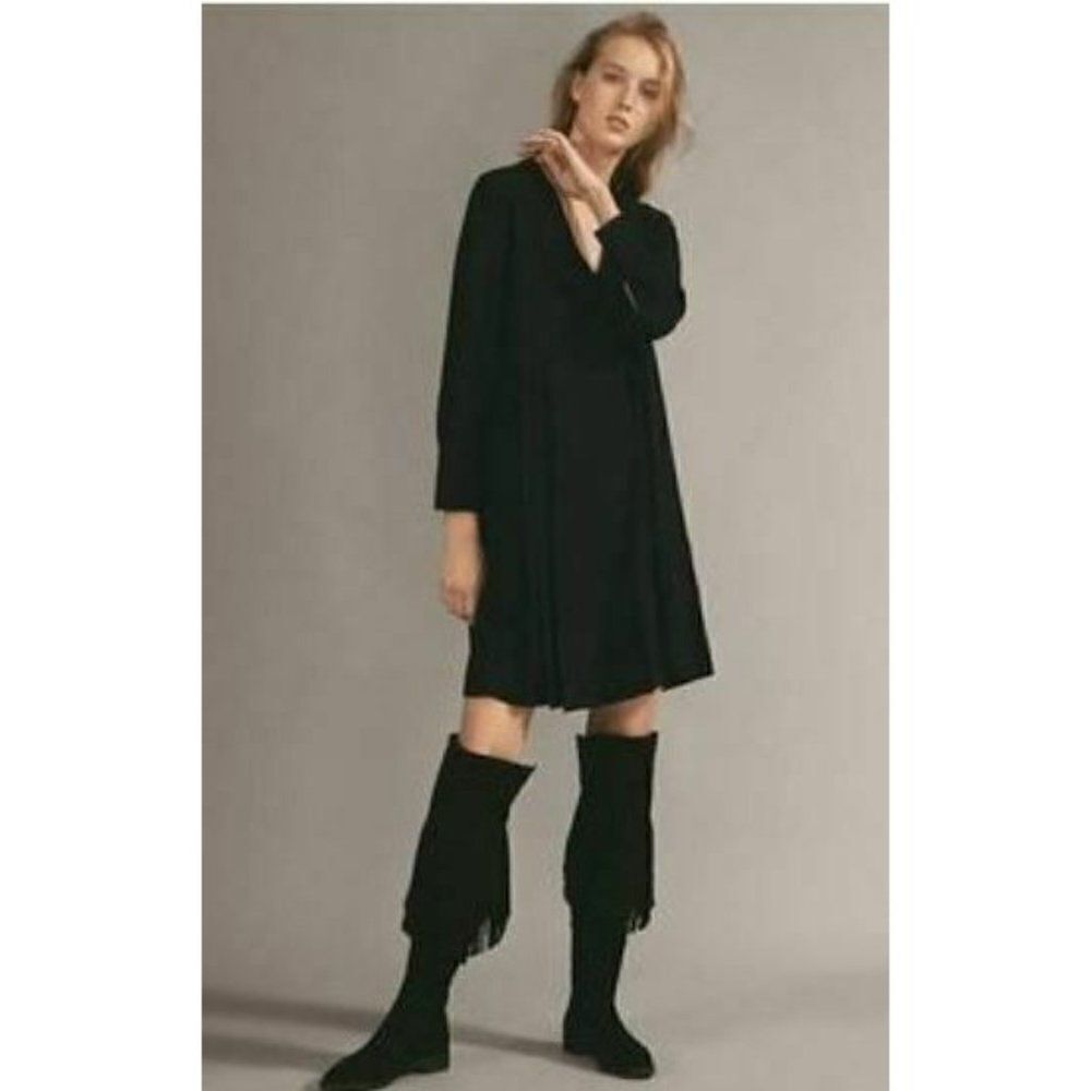 Massimo Dutti Womens Pleated Dress US 6 EU 38